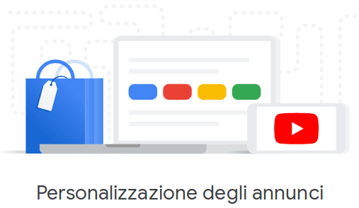 Personalizzazione degli annunci Google