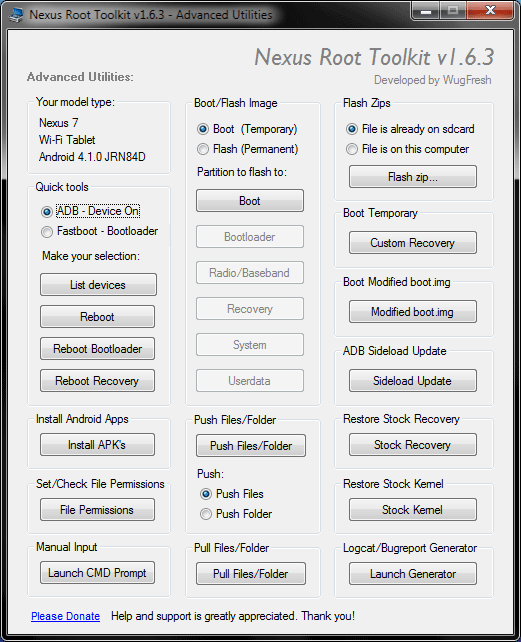 Opzioni-Avanzate-Nexus-Root-Toolkit